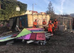 Beraeumung Inselplatz In Jena 17